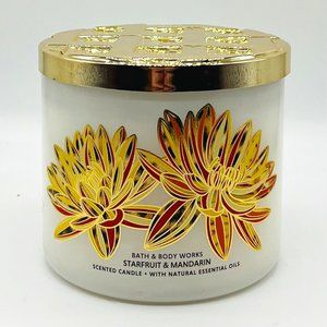 BBW Starfruit & Mandarin 3-Wick Candle